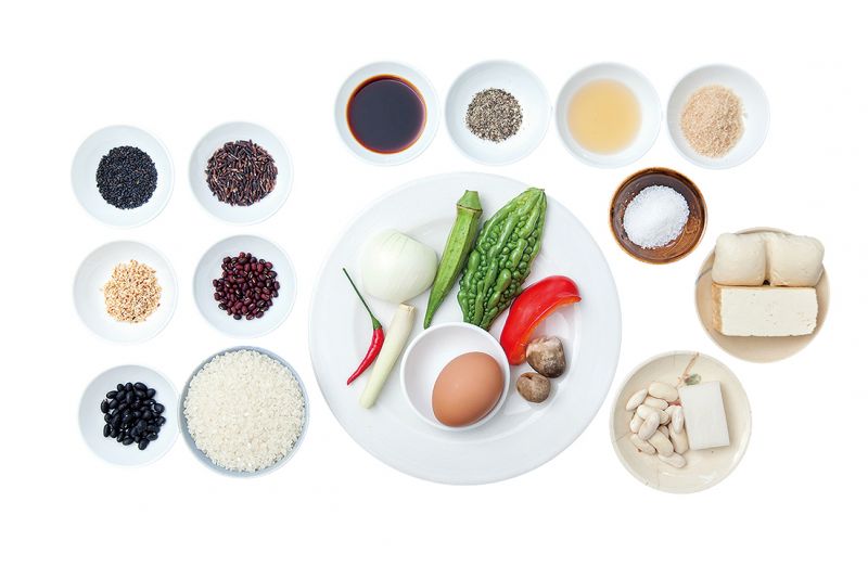 nguyên liệu healthy bento